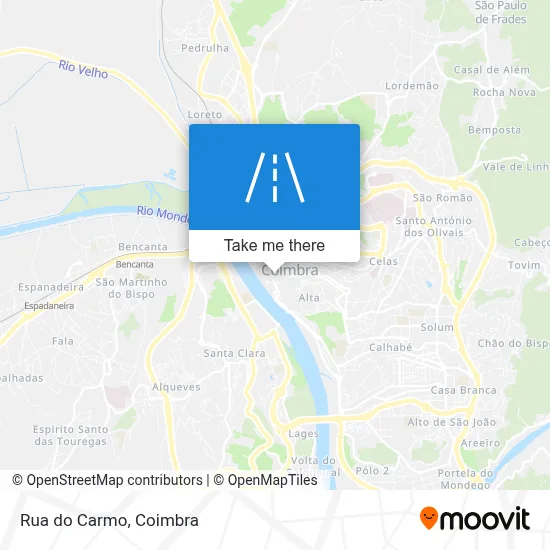 Rua do Carmo map