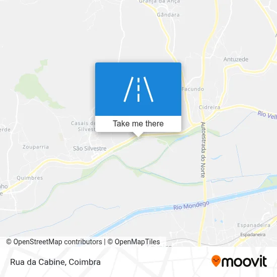 Rua da Cabine map