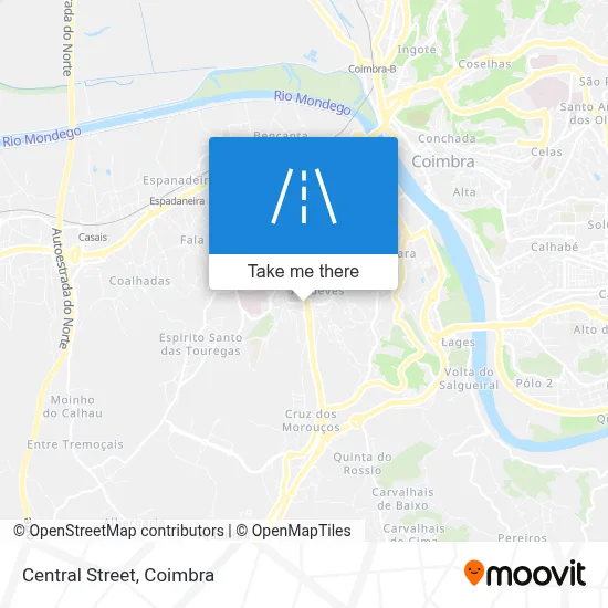 Rua Central map