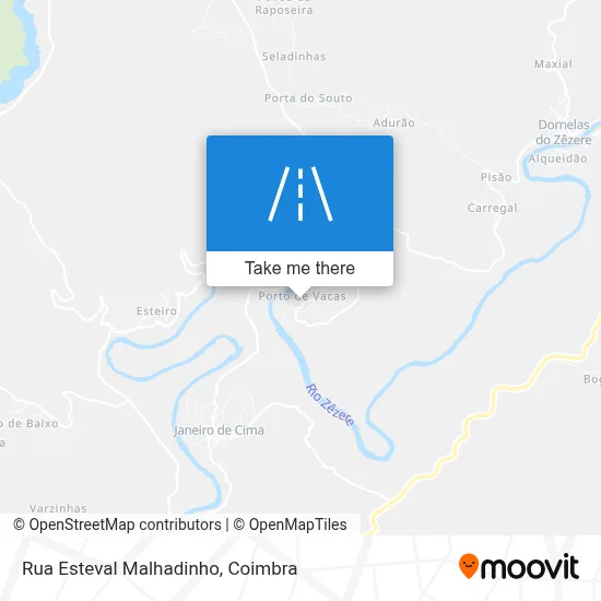 Rua Esteval Malhadinho map
