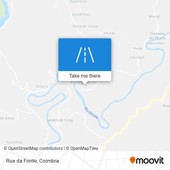 Rua da Fonte map