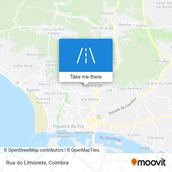 Rua do Limonete map