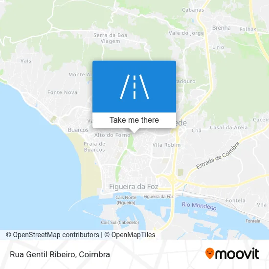 Rua Gentil Ribeiro map