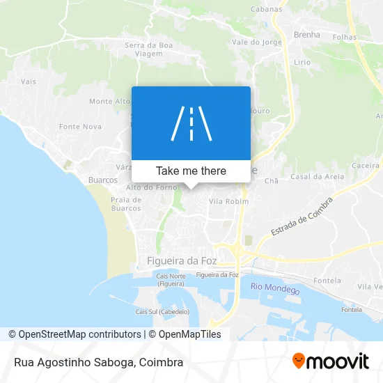 Rua Agostinho Saboga map