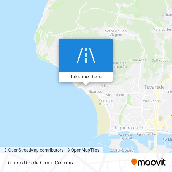 Rua do Rio de Cima map