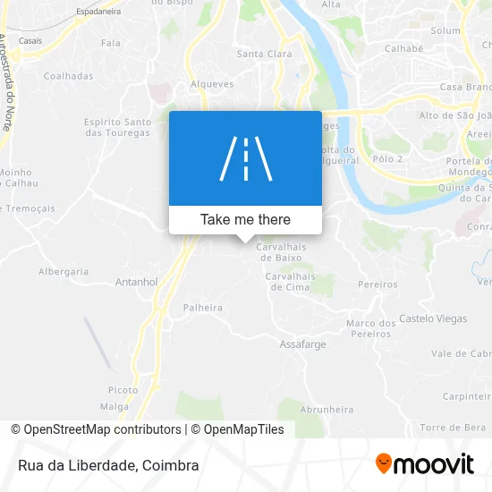 Rua da Liberdade map