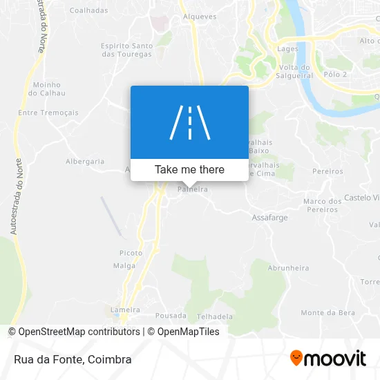 Rua da Fonte map