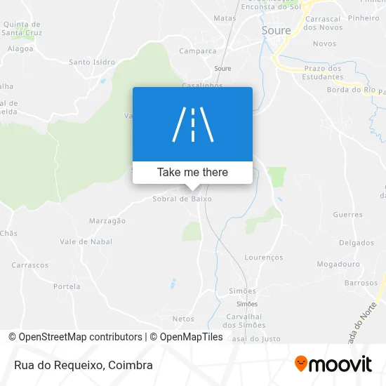 Rua do Requeixo map