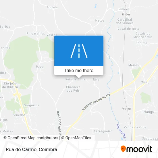 Rua do Carmo map