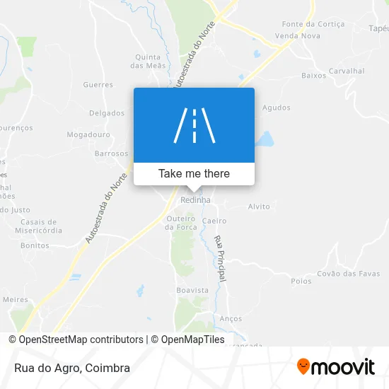 Rua do Agro map