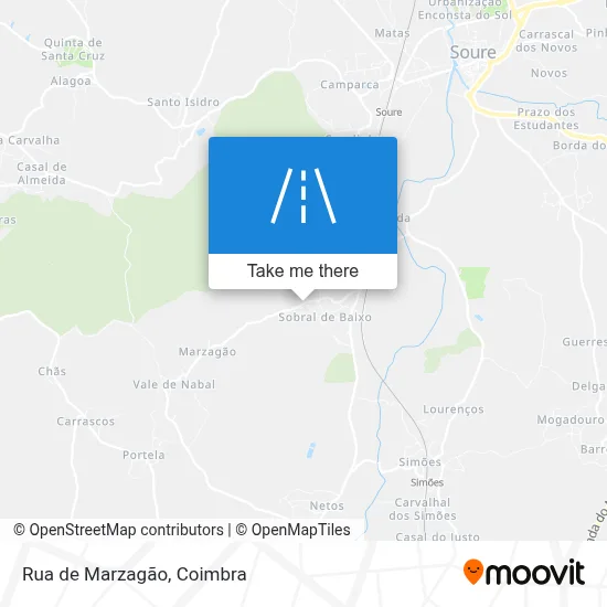 Rua de Marzagão map