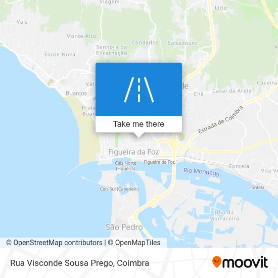 Rua Visconde Sousa Prego map