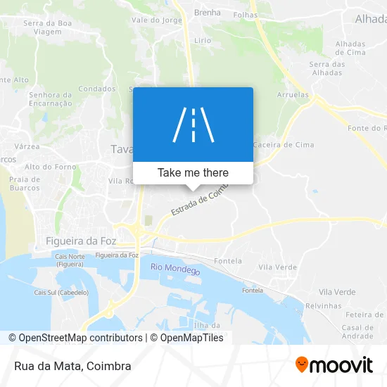Rua da Mata map