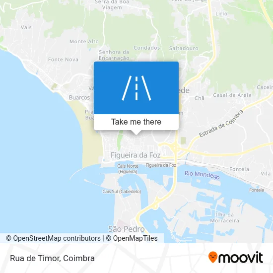 Rua de Timor map