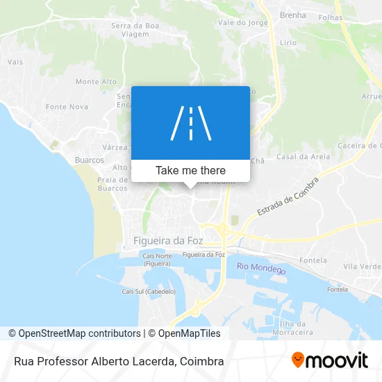 Rua Professor Alberto Lacerda map