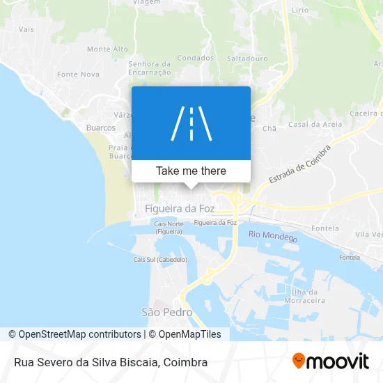 Rua Severo da Silva Biscaia map