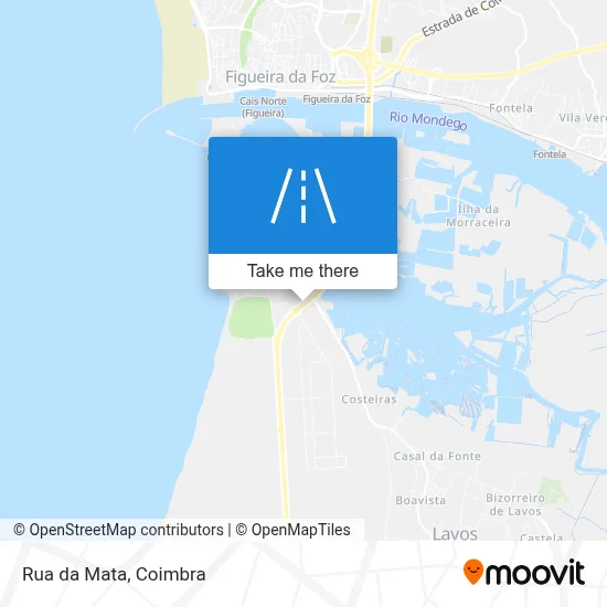 Rua da Mata map