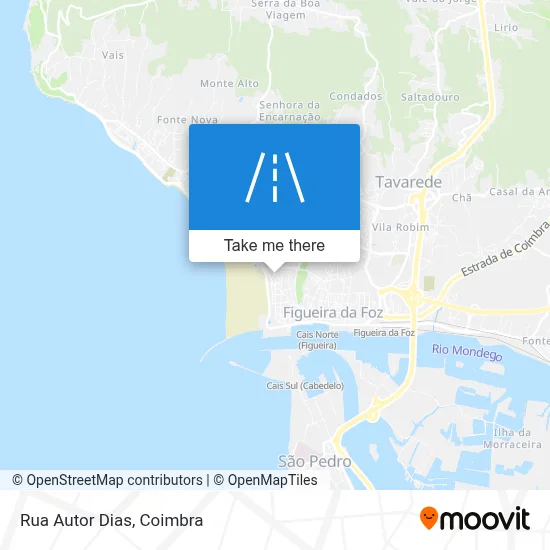 Rua Autor Dias map