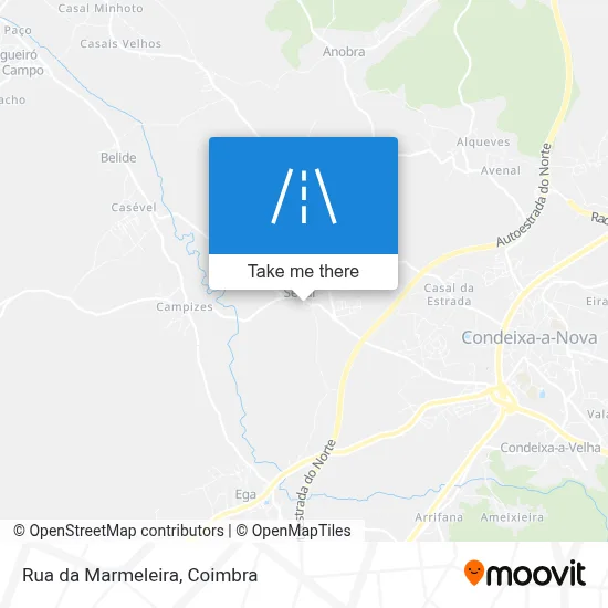 Rua da Marmeleira map