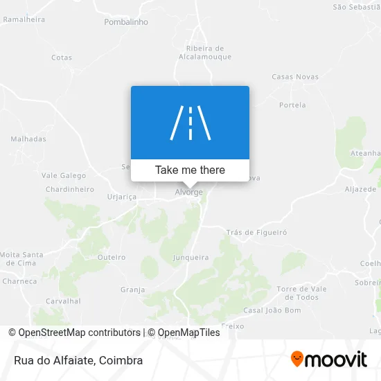 Rua do Alfaiate map