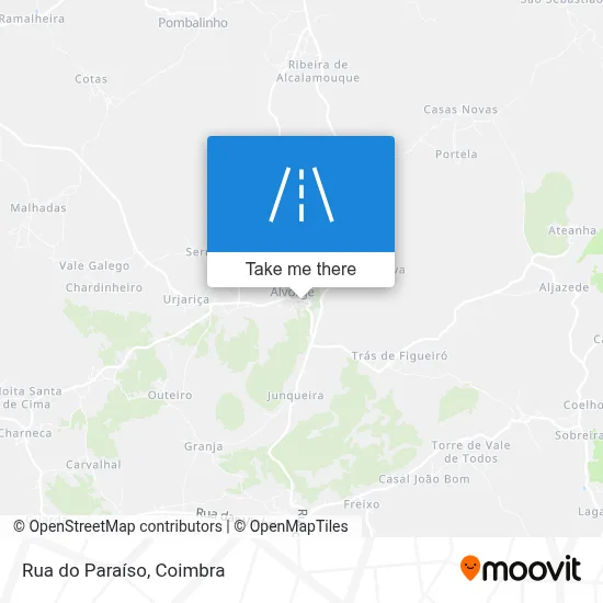 Rua do Paraíso map