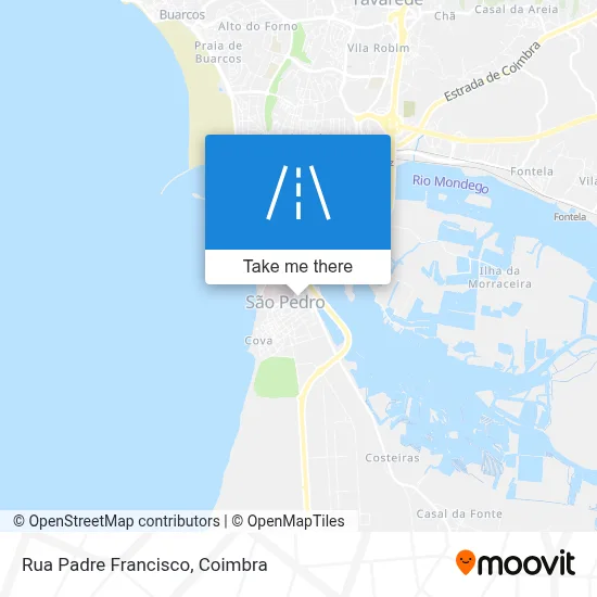 Rua Padre Francisco map