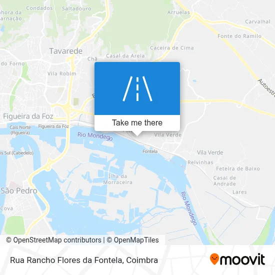 Rua Rancho Flores da Fontela map