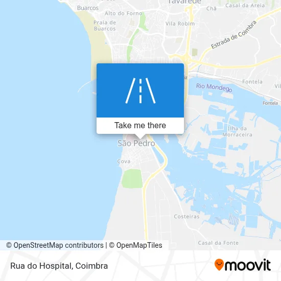 Rua do Hospital map
