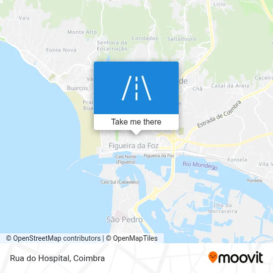 Rua do Hospital map
