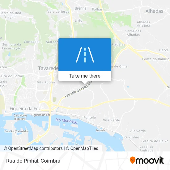 Rua do Pinhal map