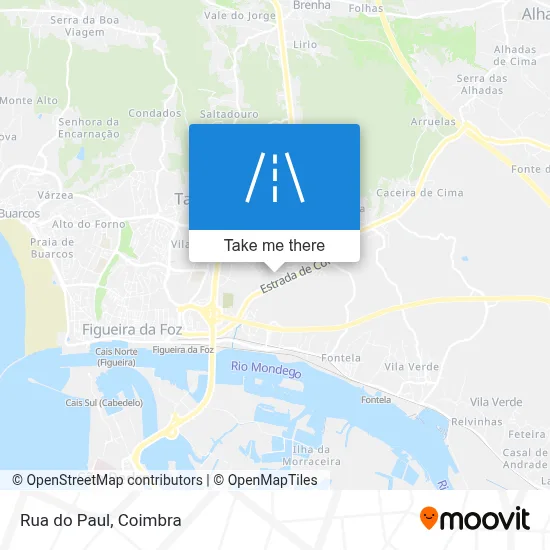 Rua do Paul map