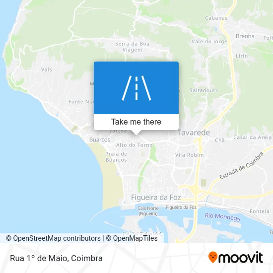 Rua 1º de Maio map