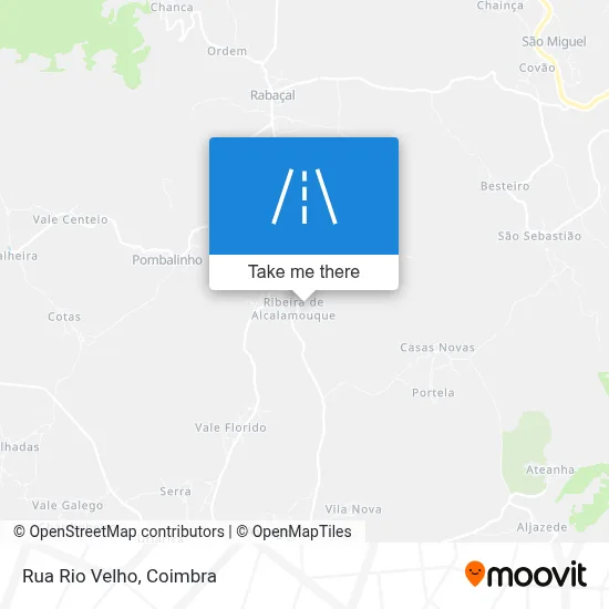 Rua Rio Velho map