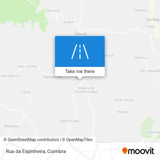 Rua da Espinheira map