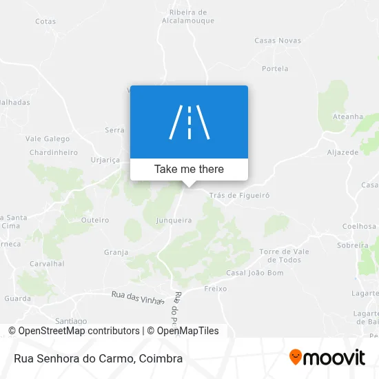 Rua Senhora do Carmo map