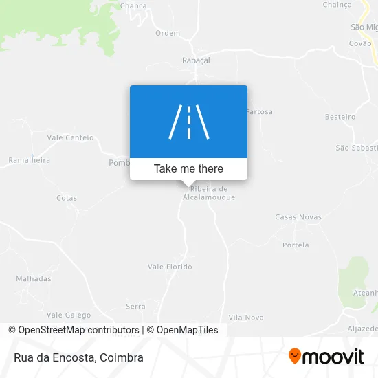Rua da Encosta map