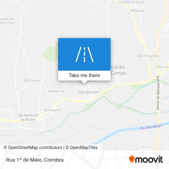 Rua 1º de Maio map