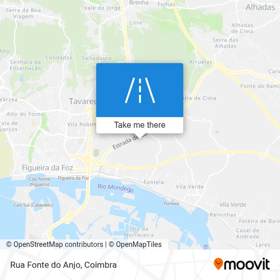 Rua Fonte do Anjo map