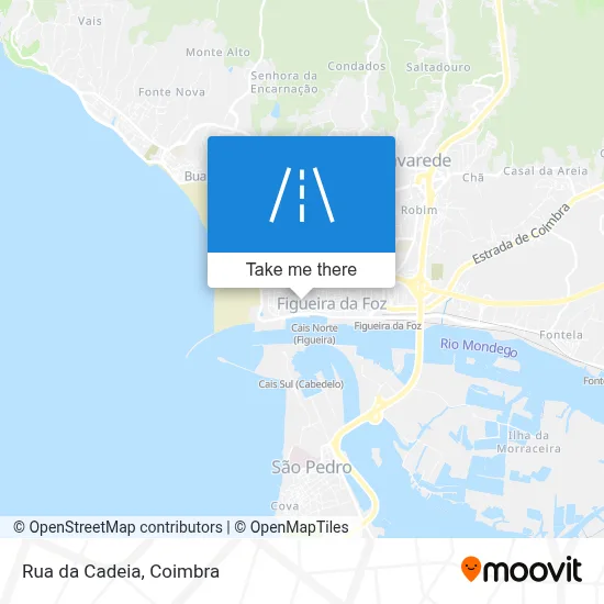 Rua da Cadeia map
