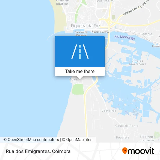 Rua dos Emigrantes map