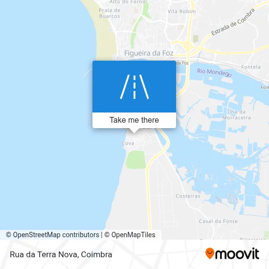 Rua da Terra Nova map