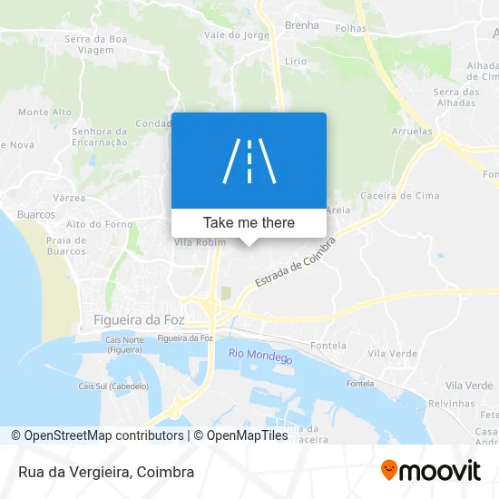 Rua da Vergieira map