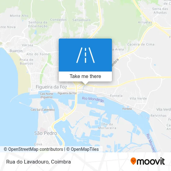 Rua do Lavadouro map