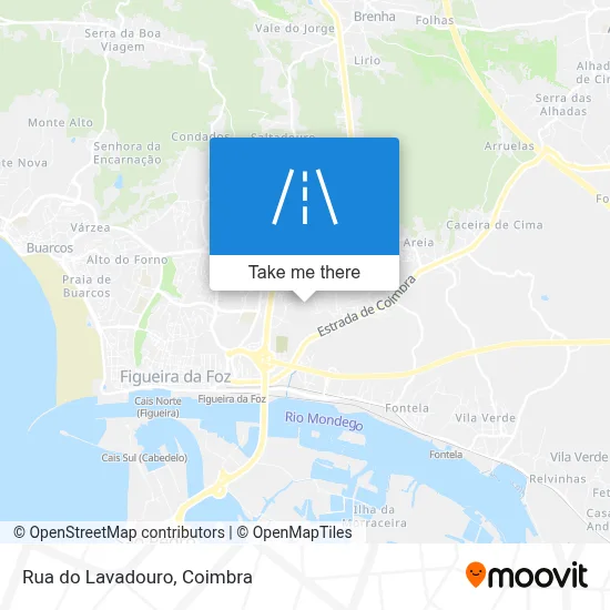 Rua do Lavadouro map