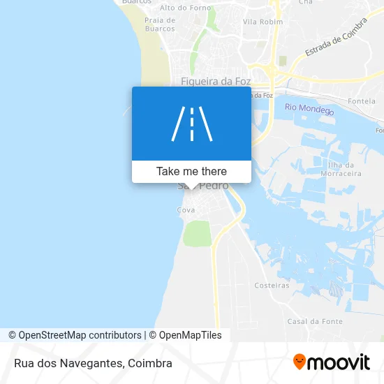Rua dos Navegantes map
