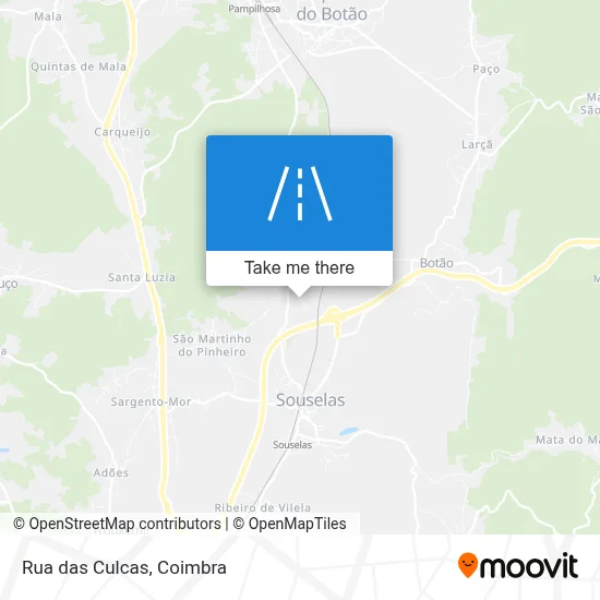Rua das Culcas map
