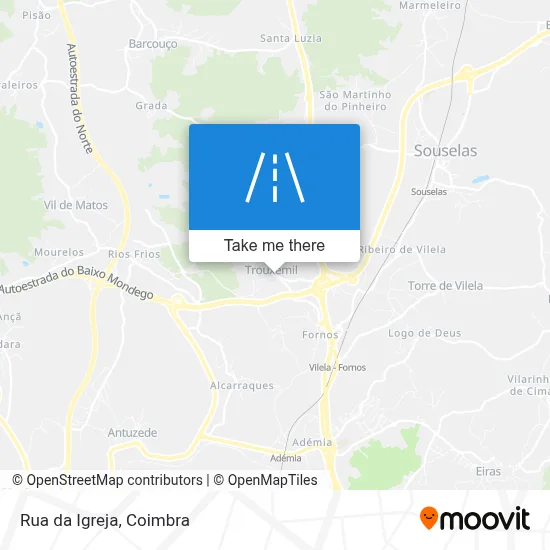 Rua da Igreja map
