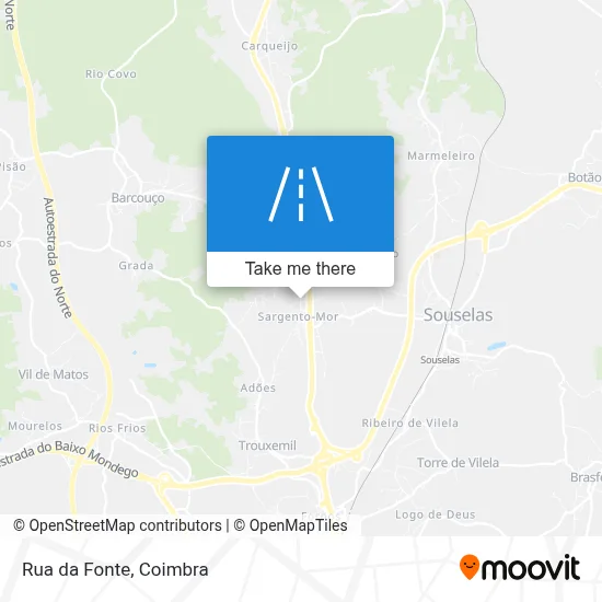 Rua da Fonte map