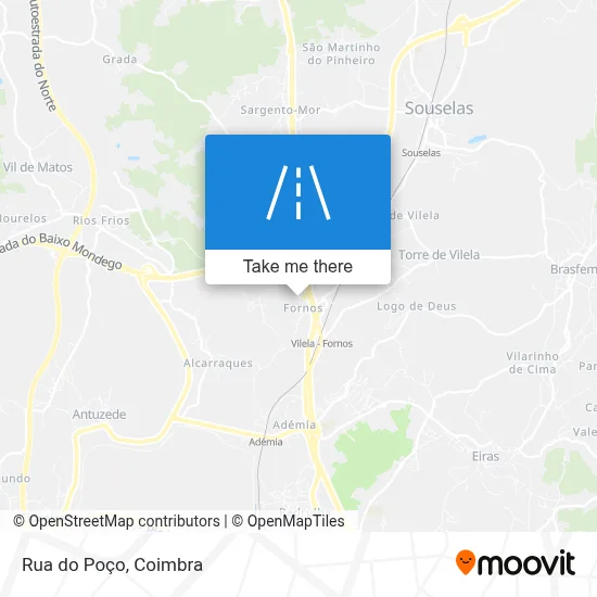 Rua do Poço map