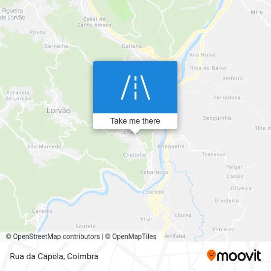 Rua da Capela map